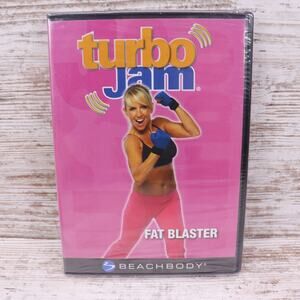 TURBO JAM: FAT BLASTER WORKOUT DVD, BEACHBODY, CHALENE JOHNSON, FAST-PACED